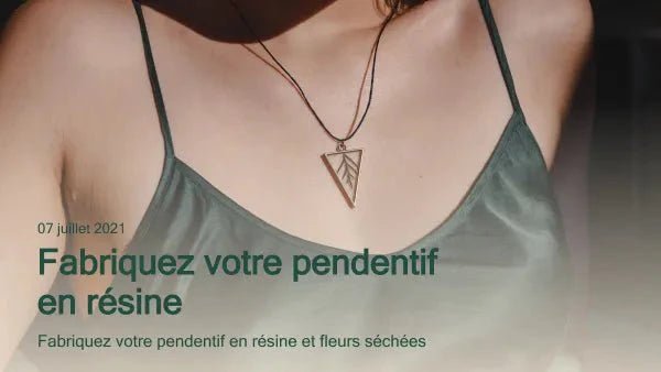 Fabriquez votre pendentif en résine Imagen