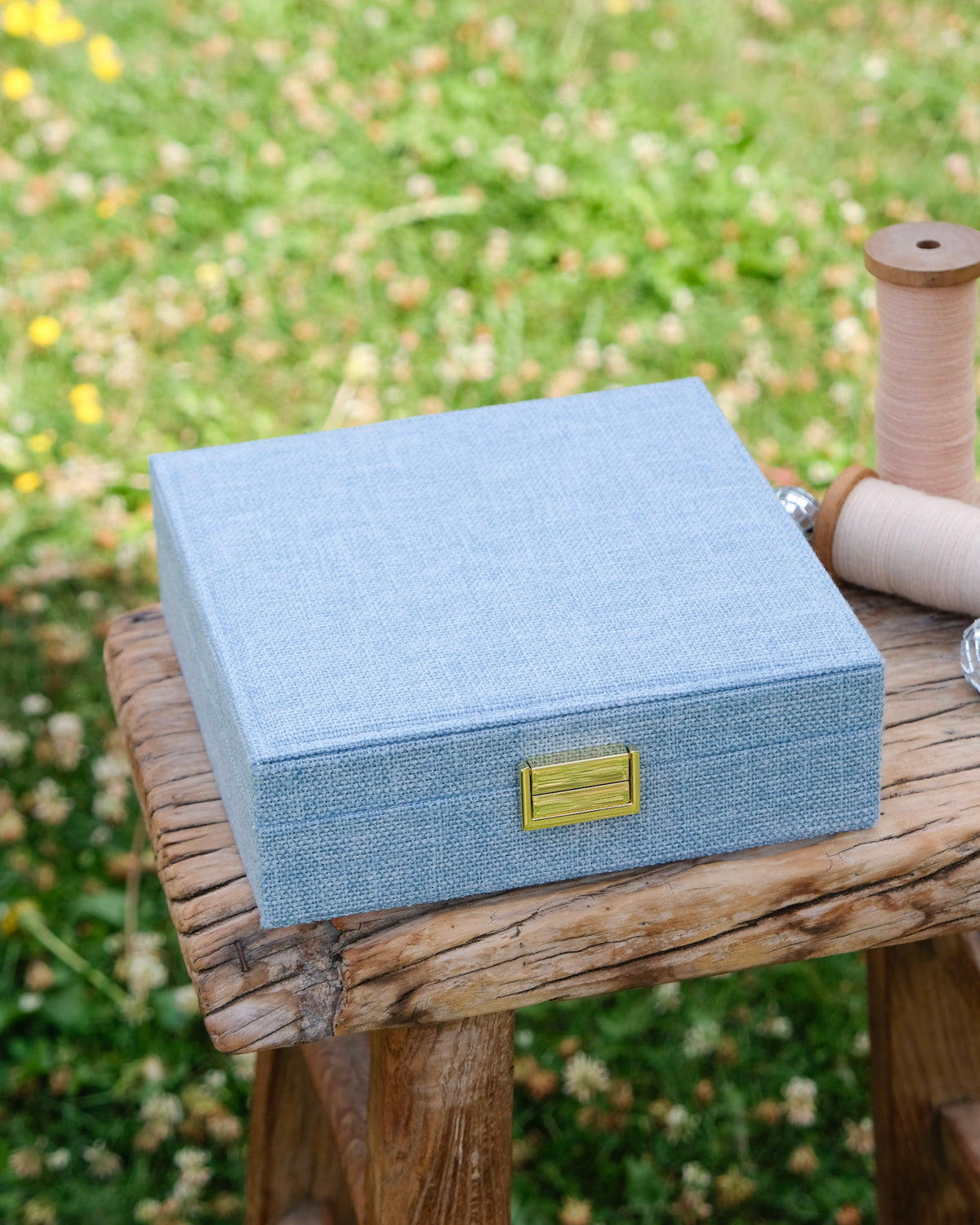 Joyero Anne efecto lino - outlet