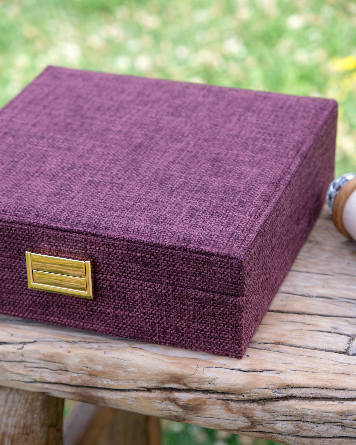 Joyero Anne efecto lino - outlet
