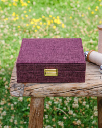 Joyero Anne efecto lino - outlet