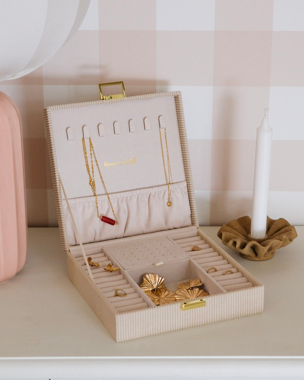 Joyero Anne de pana - outlet
