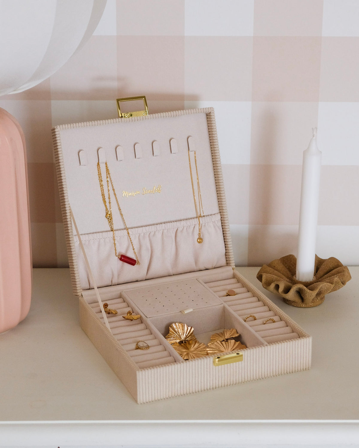 Joyero Anne de pana - outlet
