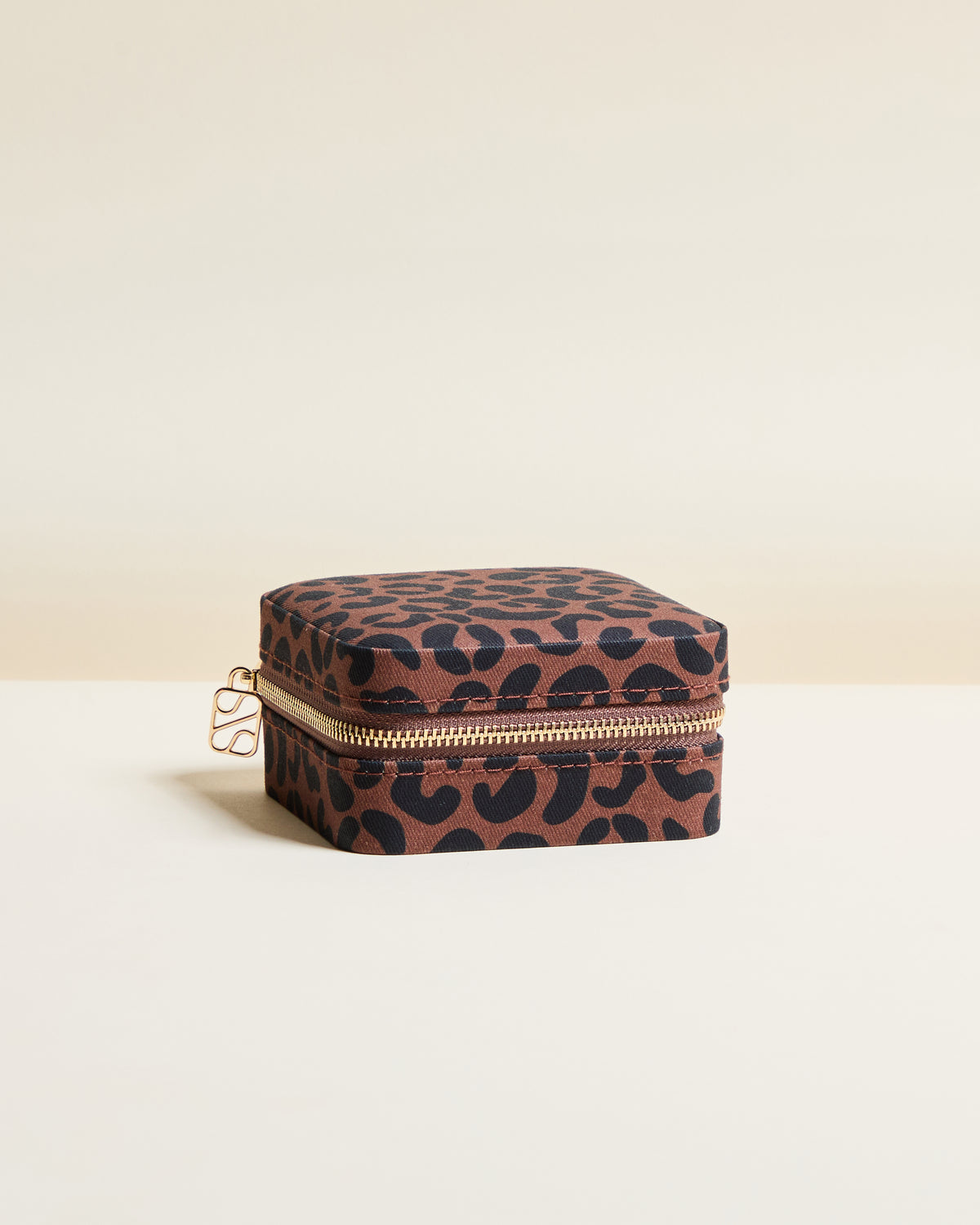 Joyero de viaje Corinne Leopardo