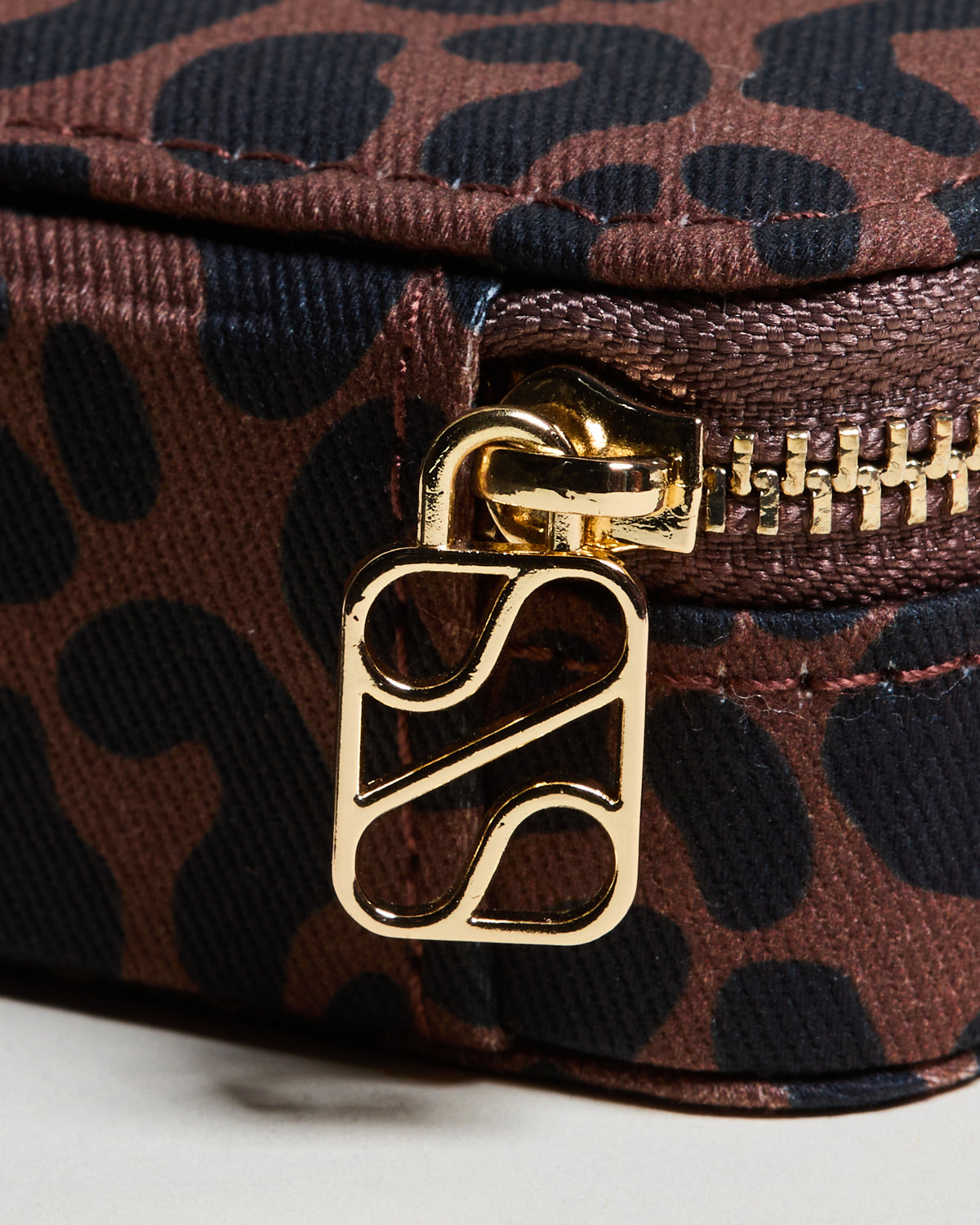 Mini joyero de viaje Marie de leopardo