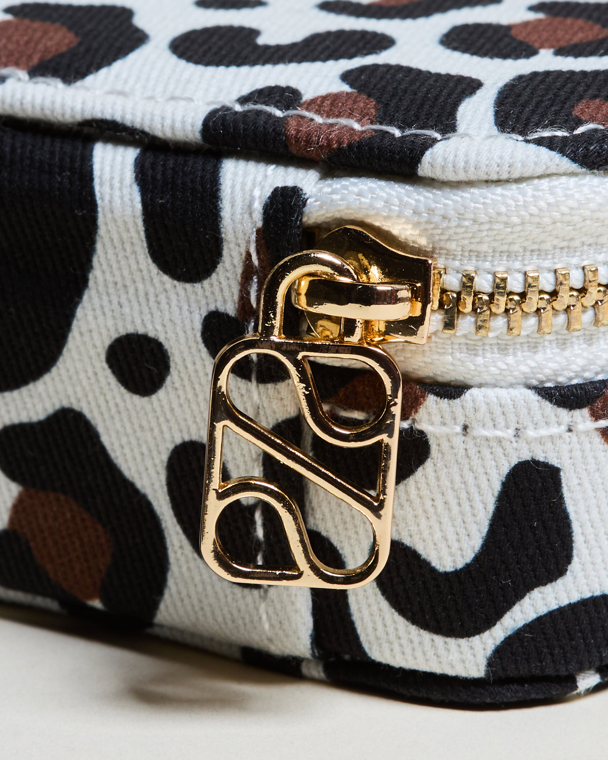 Mini joyero de viaje Marie de leopardo