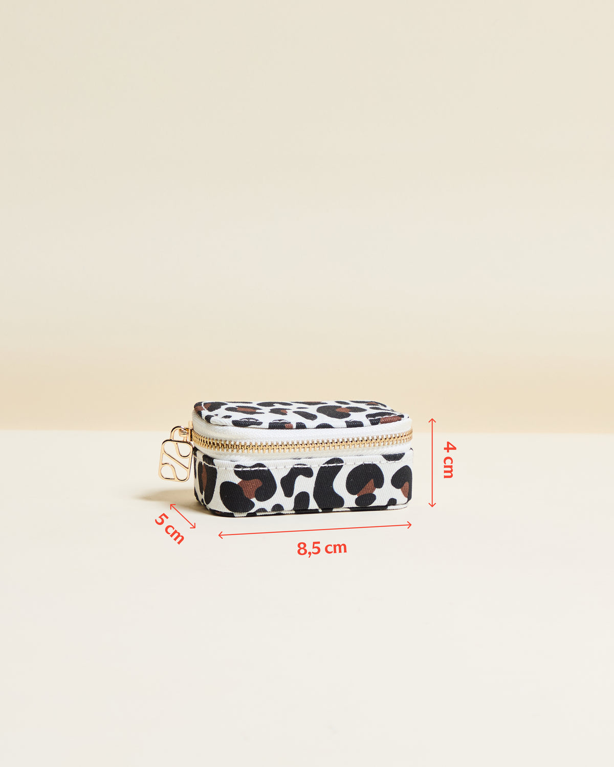 Mini joyero de viaje Marie de leopardo