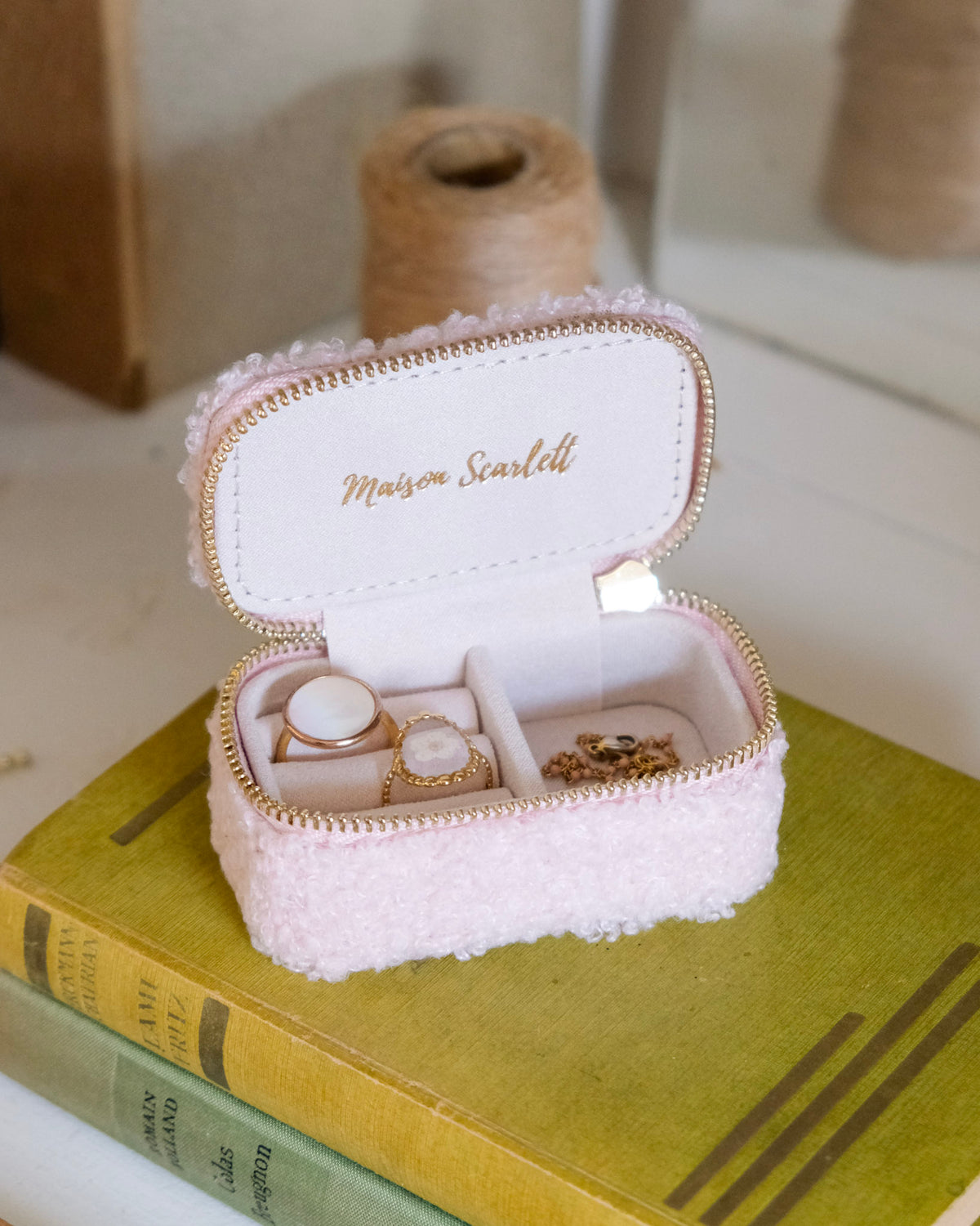 Mini joyero de viaje Marie de borreguito - outlet