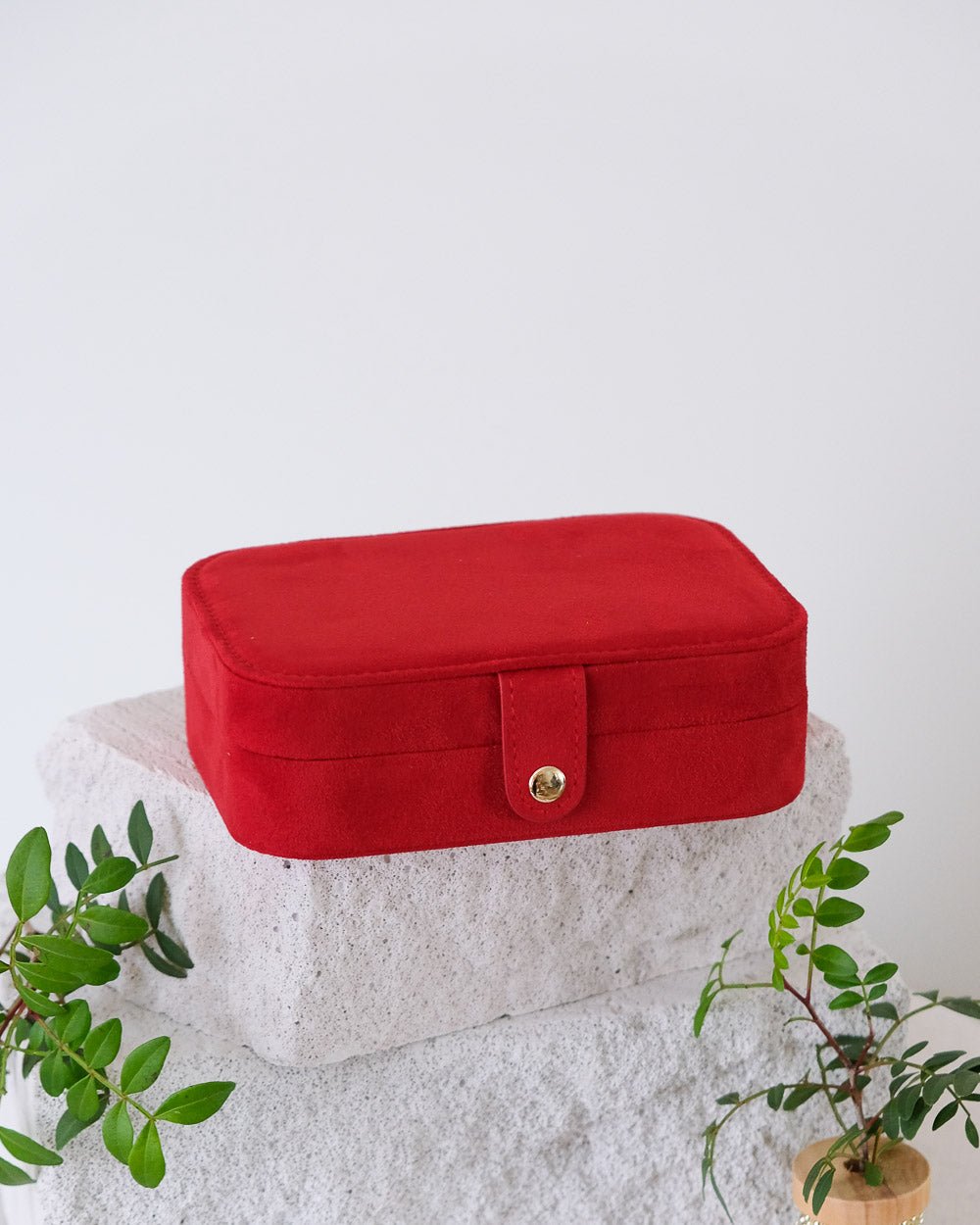 Joyero de viaje Brigitte de terciopelo - outlet