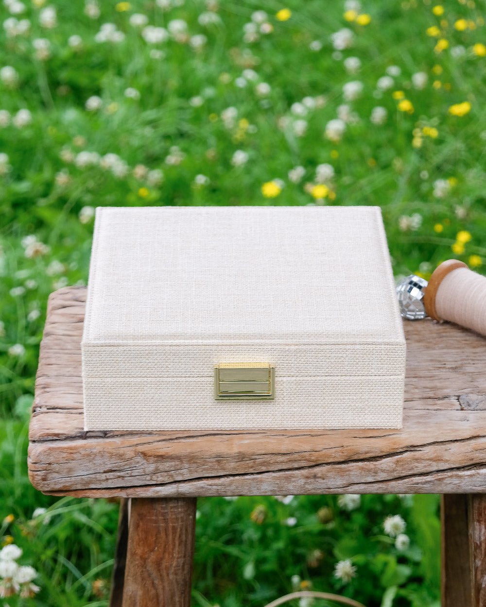 Joyero Anne efecto lino - outlet