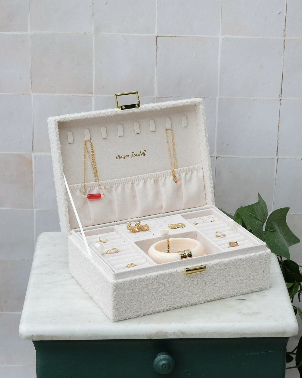 Joyero Louise de borreguito - outlet