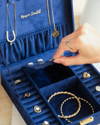 Joyero Anne de terciopelo - outlet