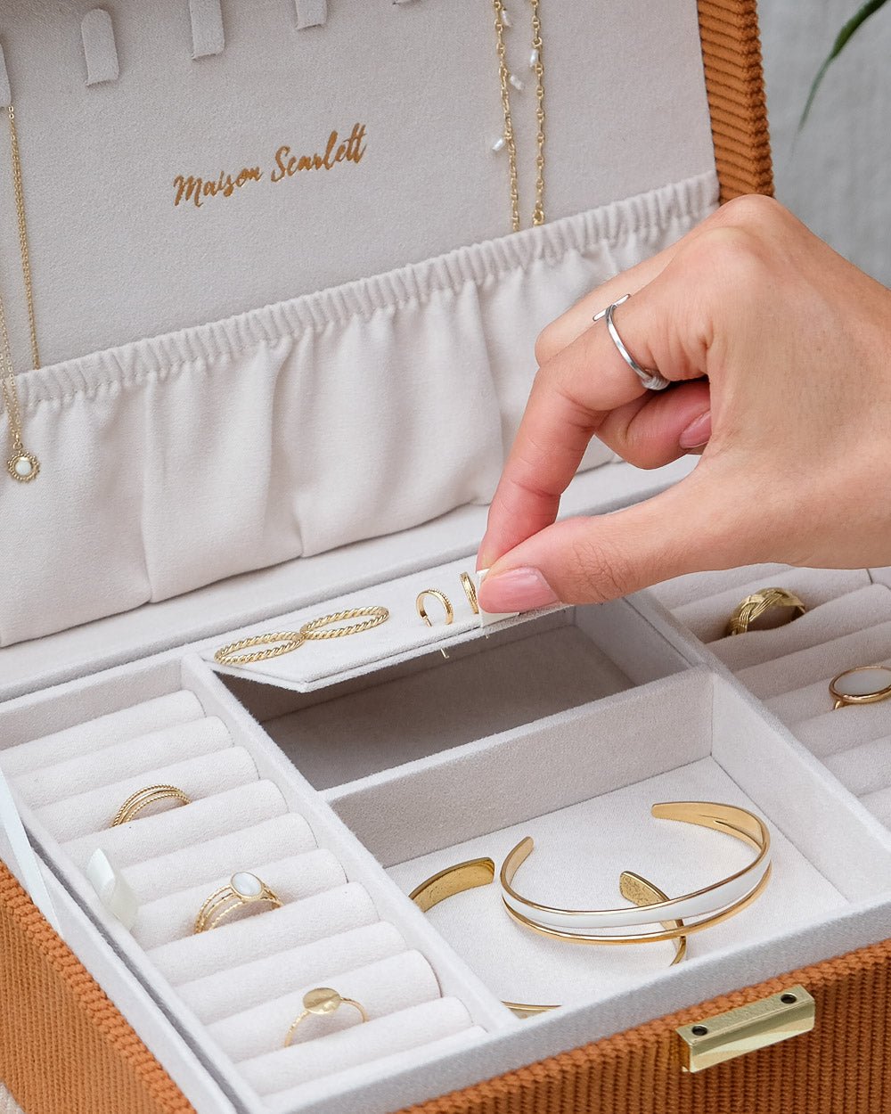 Joyero Louise de pana - outlet