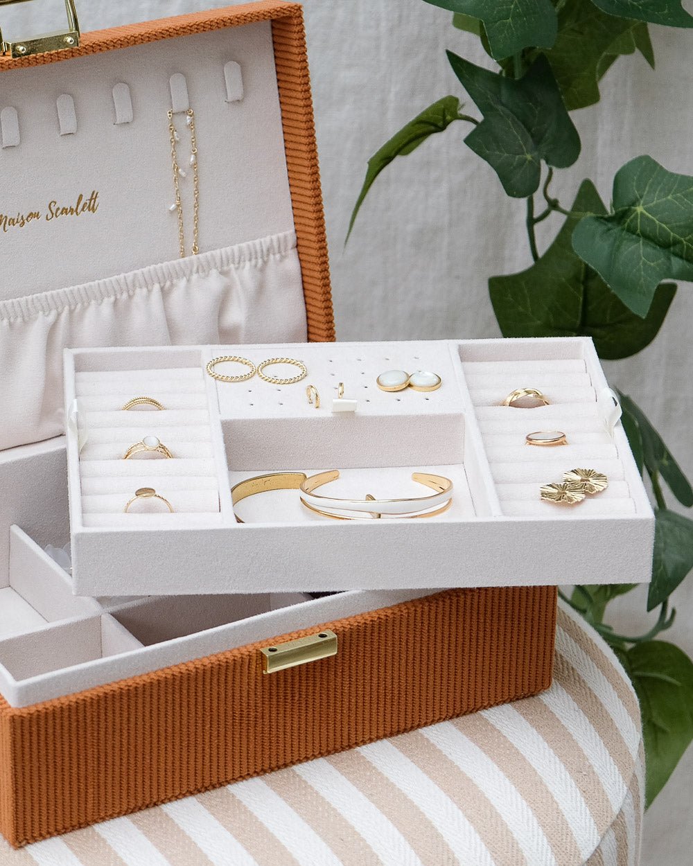 Joyero Louise de pana - outlet