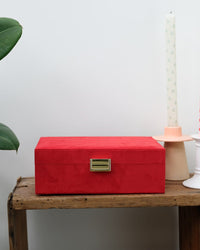 Joyero Louise de terciopelo - outlet