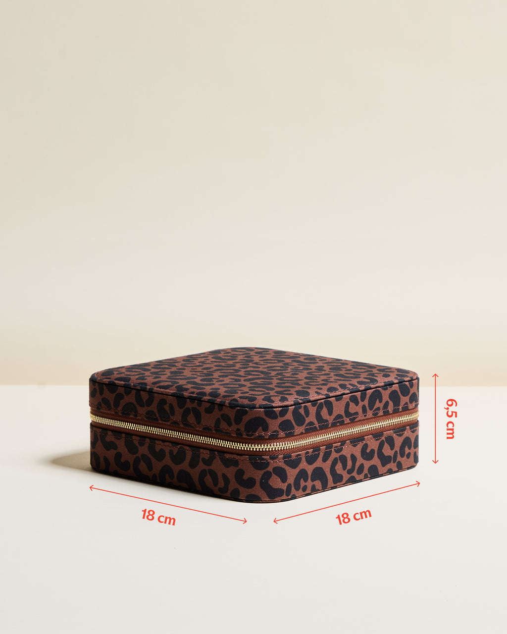 Caja para gafas Joséphine de leopardo