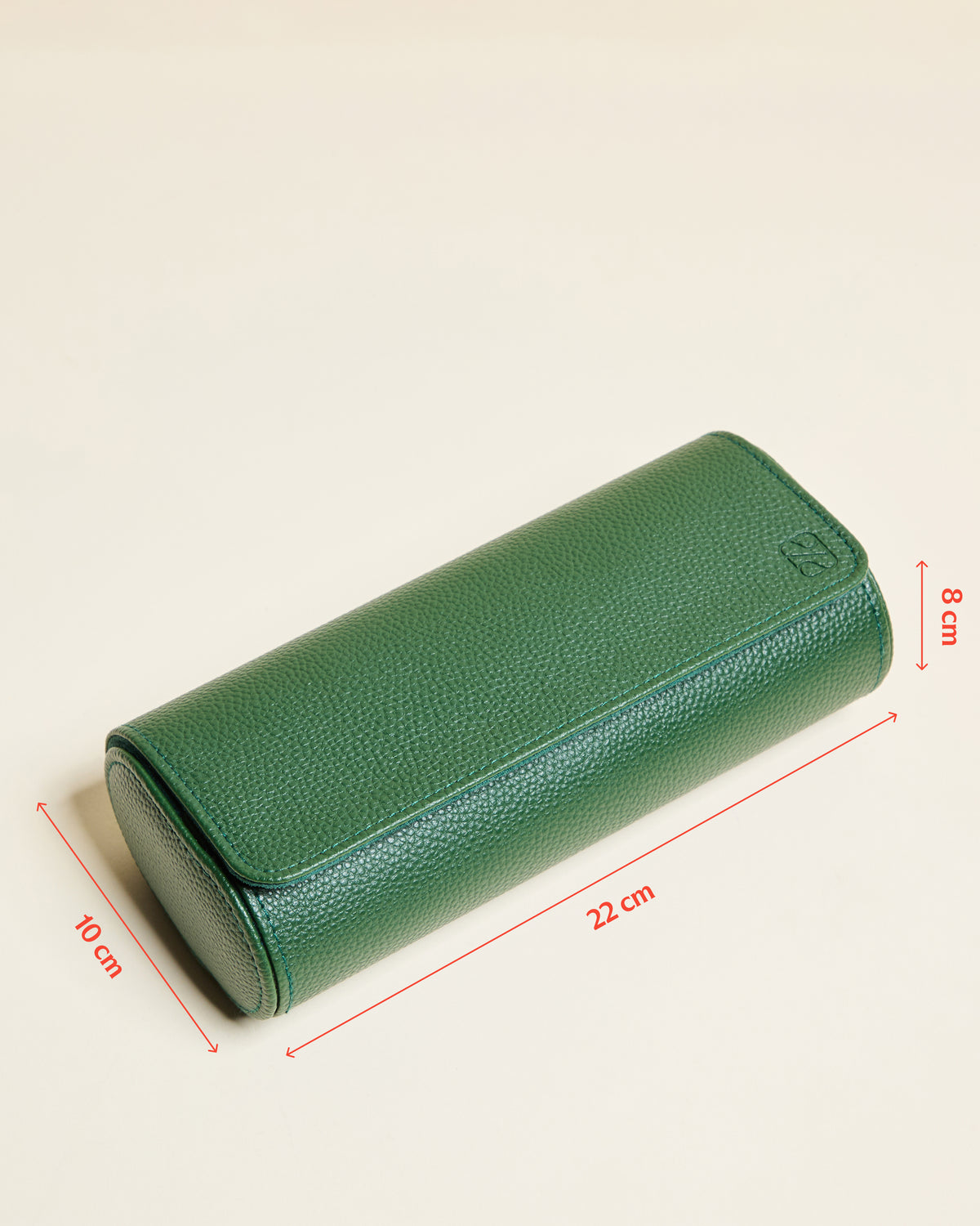 Estuche de viaje para relojes James con 3 compartimentos