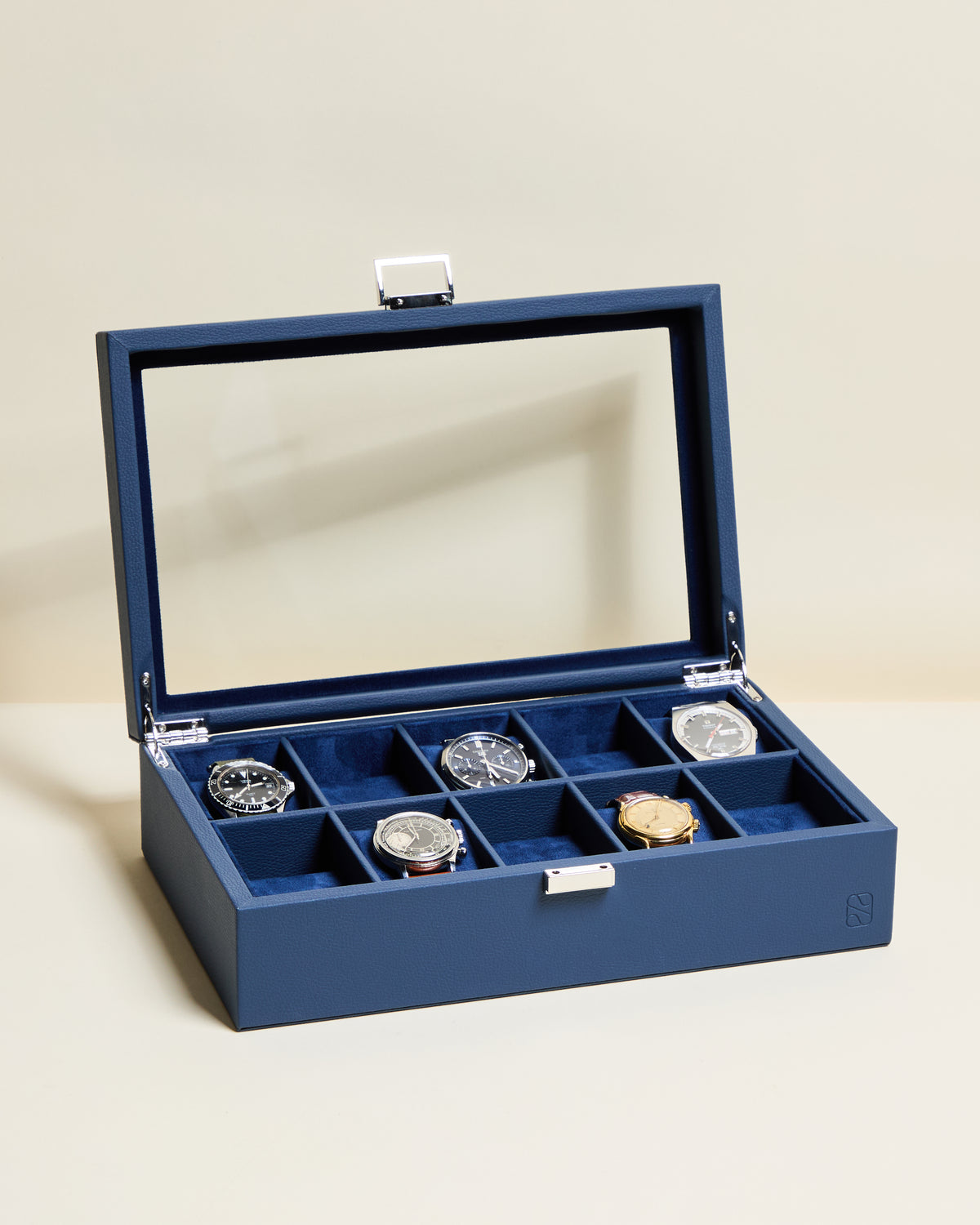 Caja para relojes Jean con 10 compartimentos