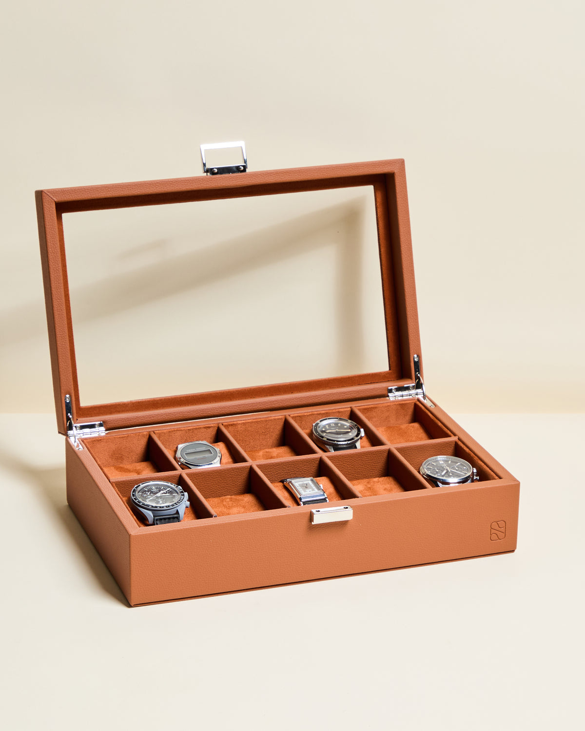 Caja para relojes Jean con 10 compartimentos