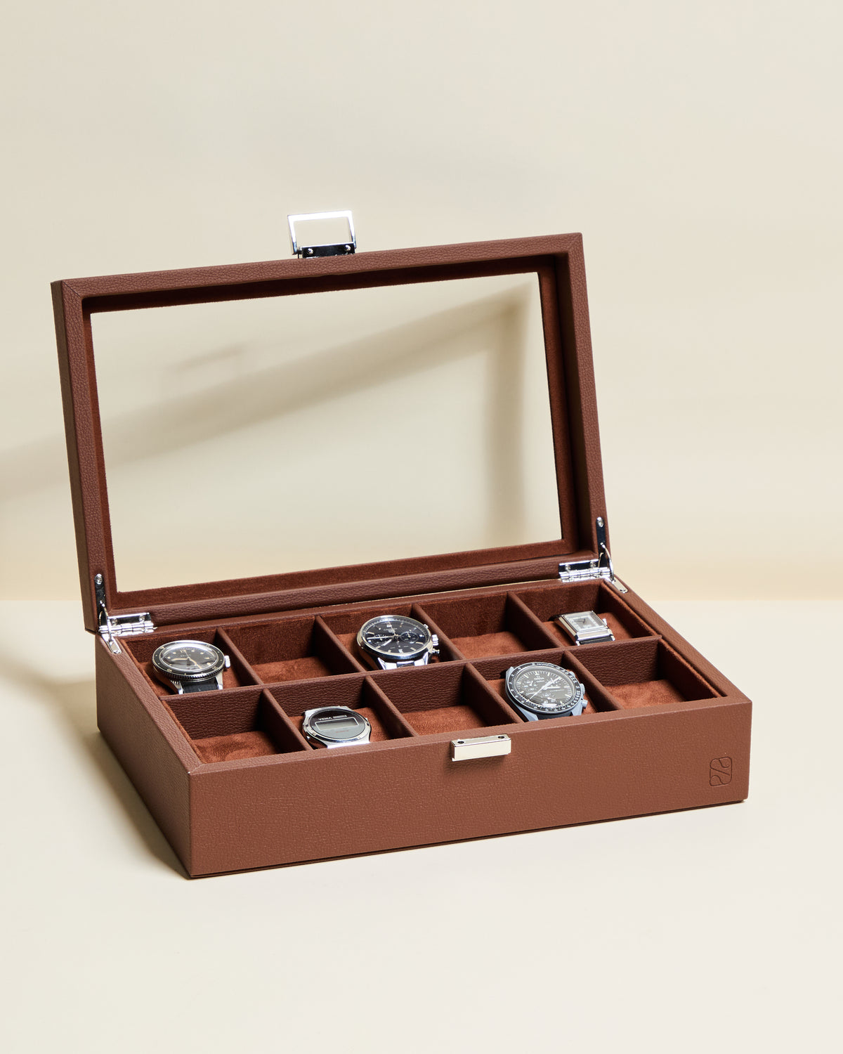 Caja para relojes Jean con 10 compartimentos