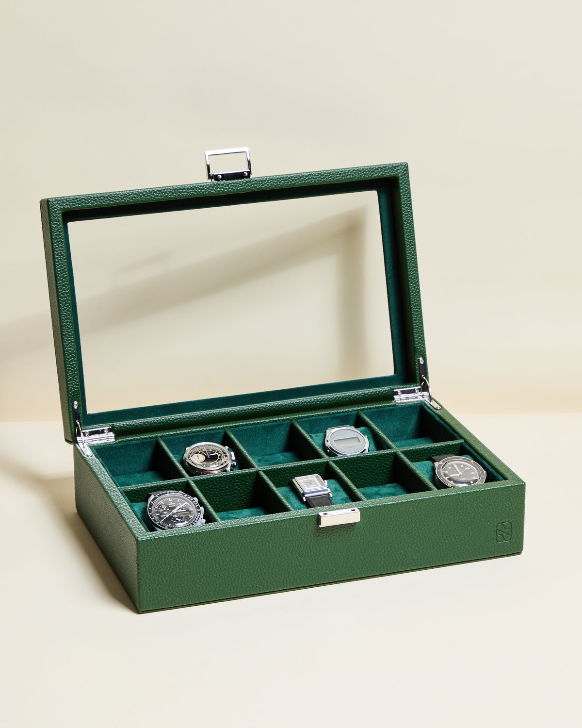 Caja para relojes Jean con 10 compartimentos