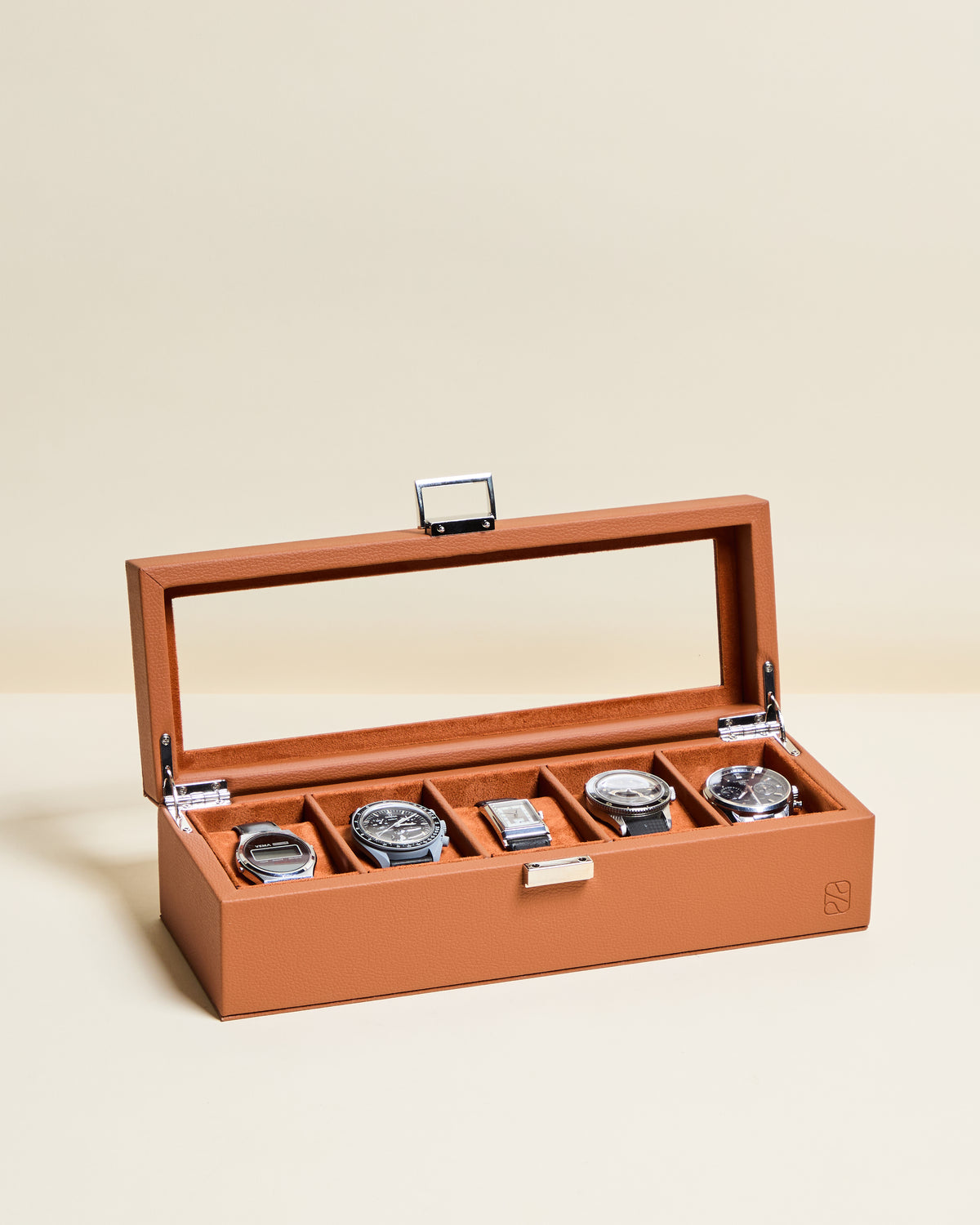 Caja para relojes Jean con 5 compartimentos