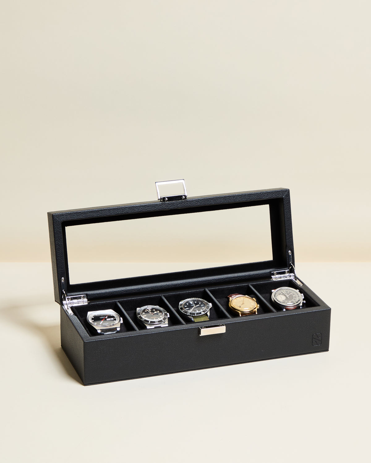 Caja para relojes Jean con 5 compartimentos