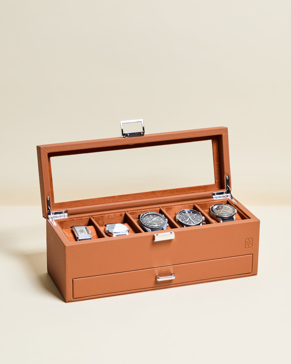 Caja para relojes Paul de 5 compartimentos
