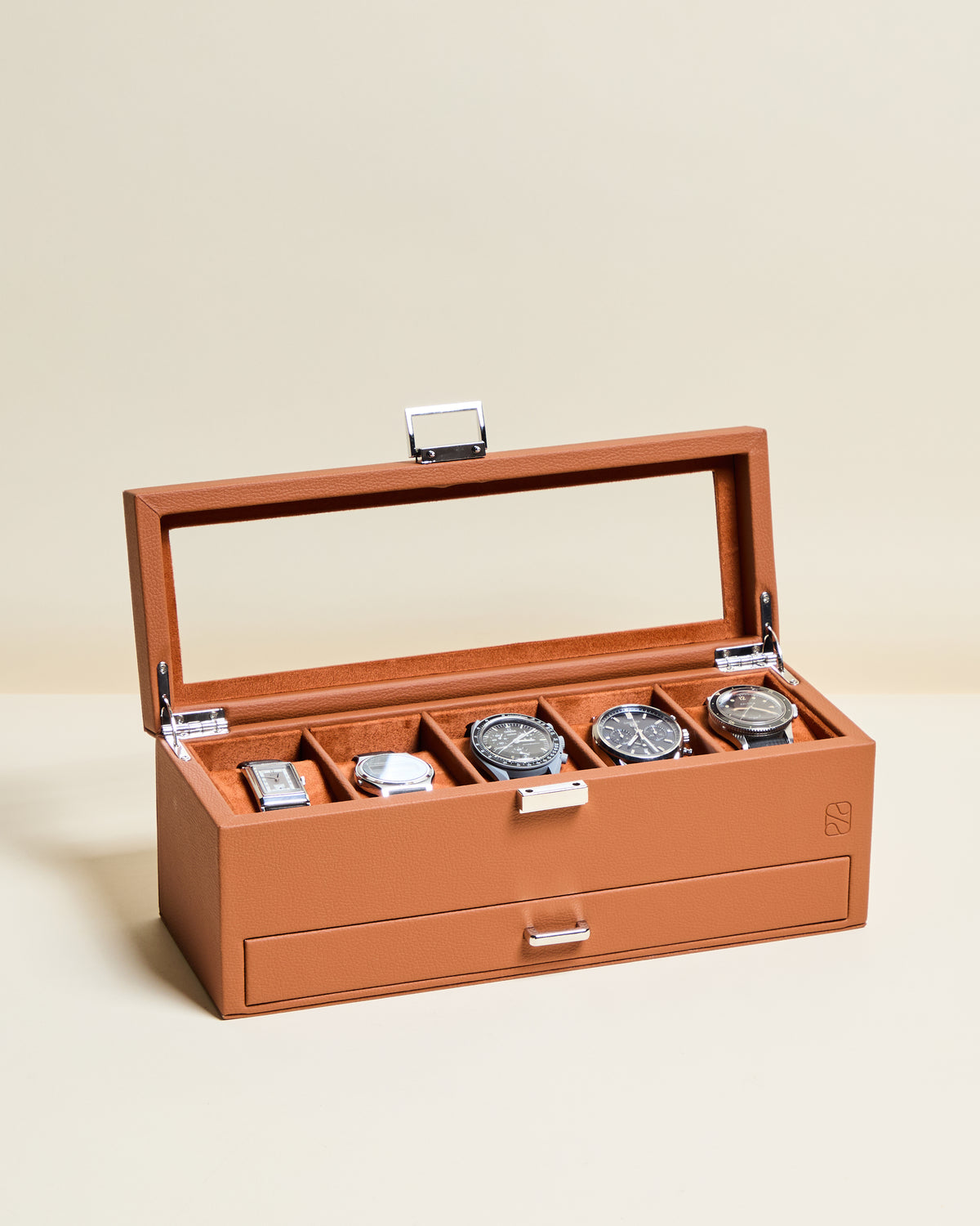 Caja para relojes Paul de 5 compartimentos