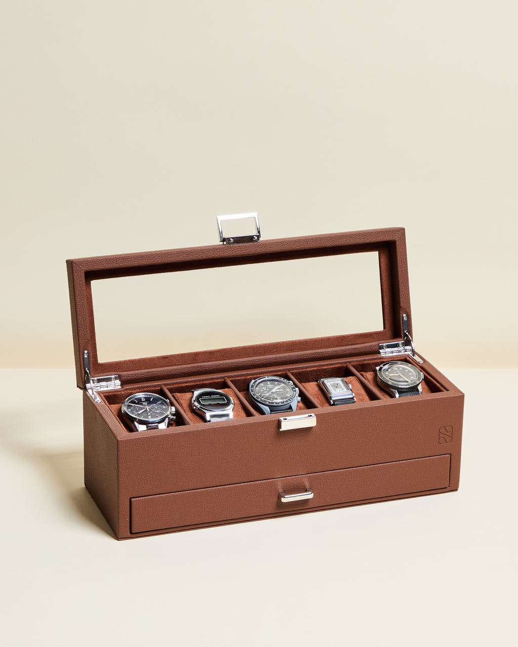 Caja para relojes Paul de 5 compartimentos