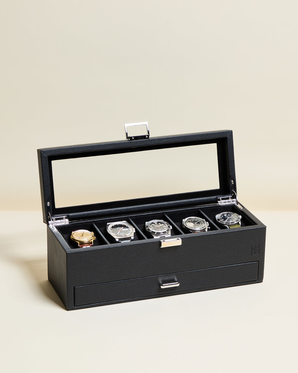 Caja para relojes Paul de 5 compartimentos