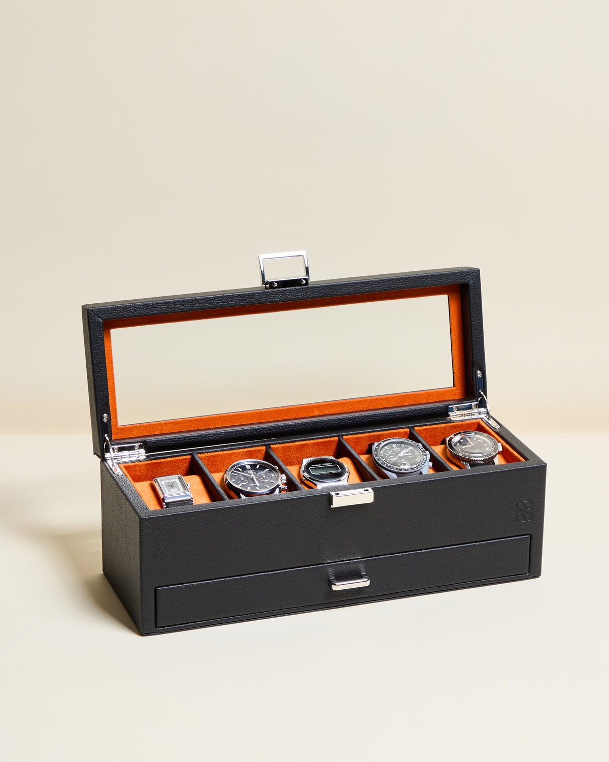 Caja para relojes Paul de 5 compartimentos