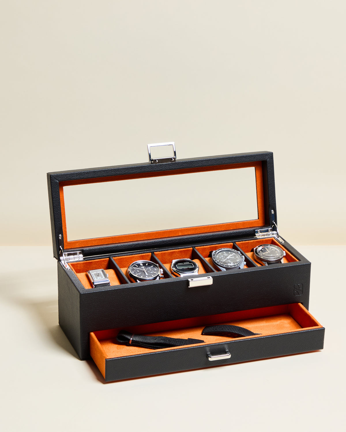 Caja para relojes Paul de 5 compartimentos