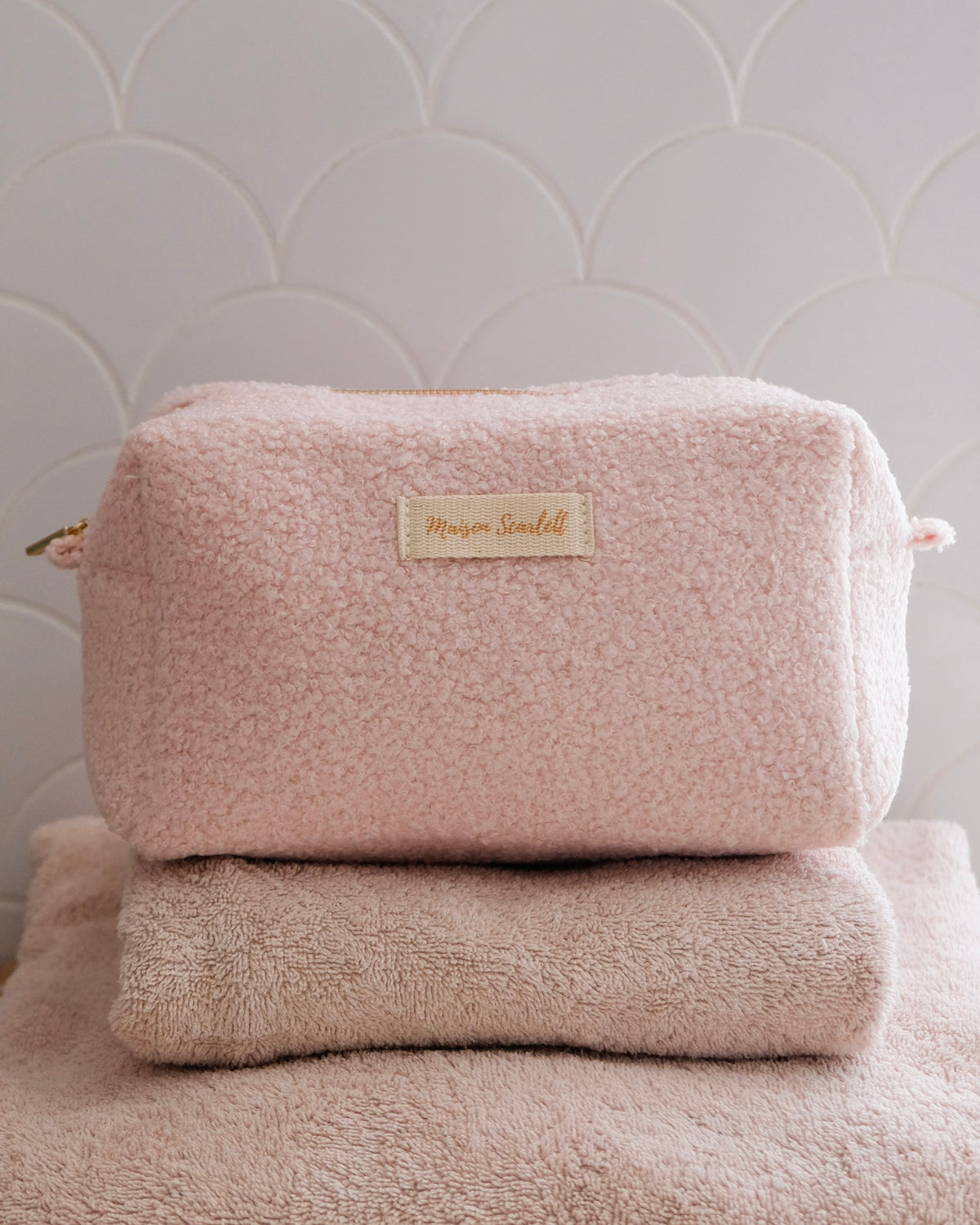 Neceser Charlotte de borreguito - outlet