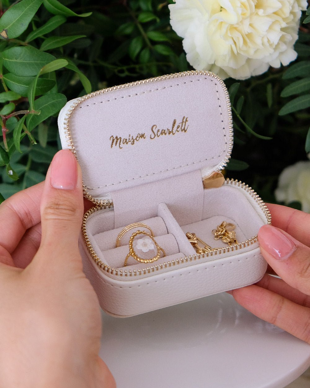 Mini joyero de viaje Marie de PU - outlet