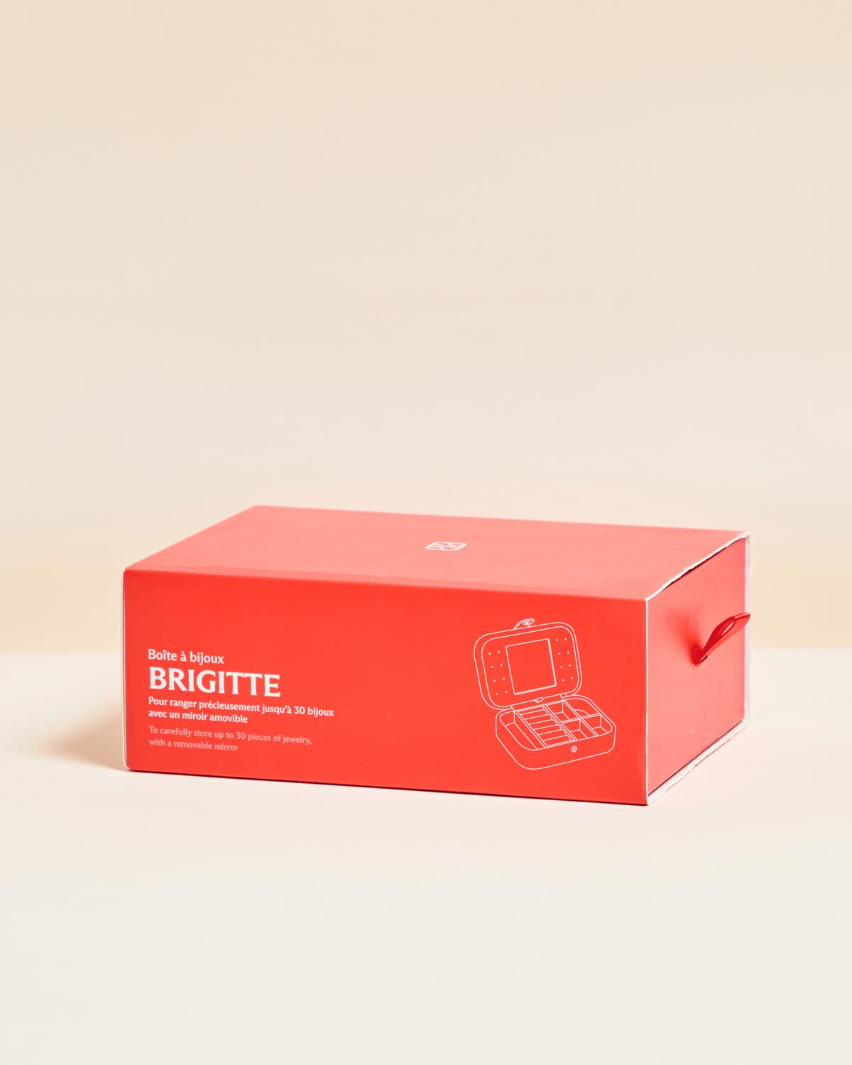 Joyero de viaje Brigitte de cuero sintético