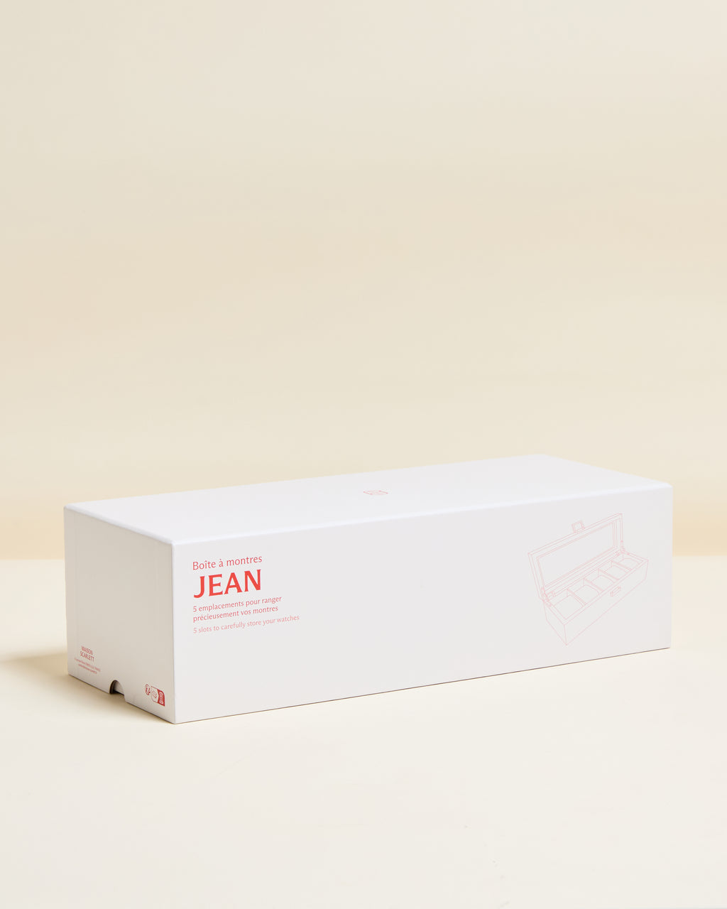 Caja para relojes Jean con 5 compartimentos