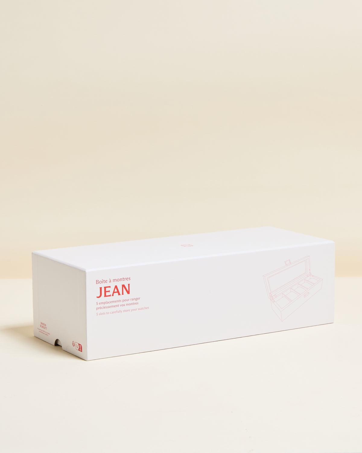 Caja para relojes Jean con 5 compartimentos