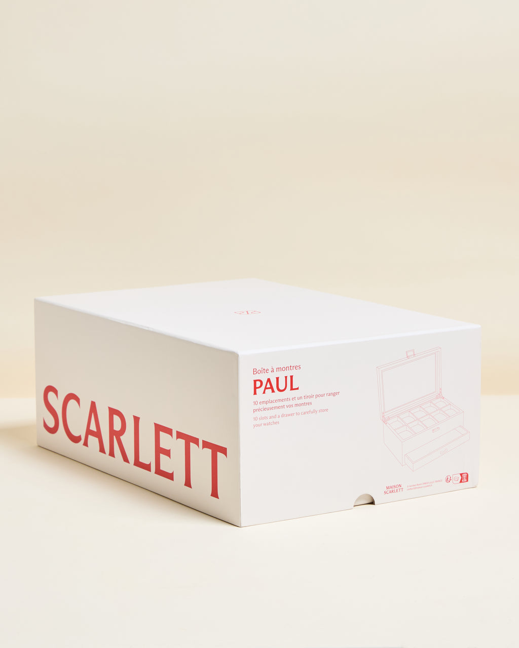 Caja para 10 relojes Paul