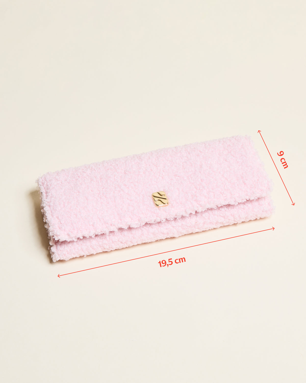 Estuche para joyas Catherine de tejido bouclé