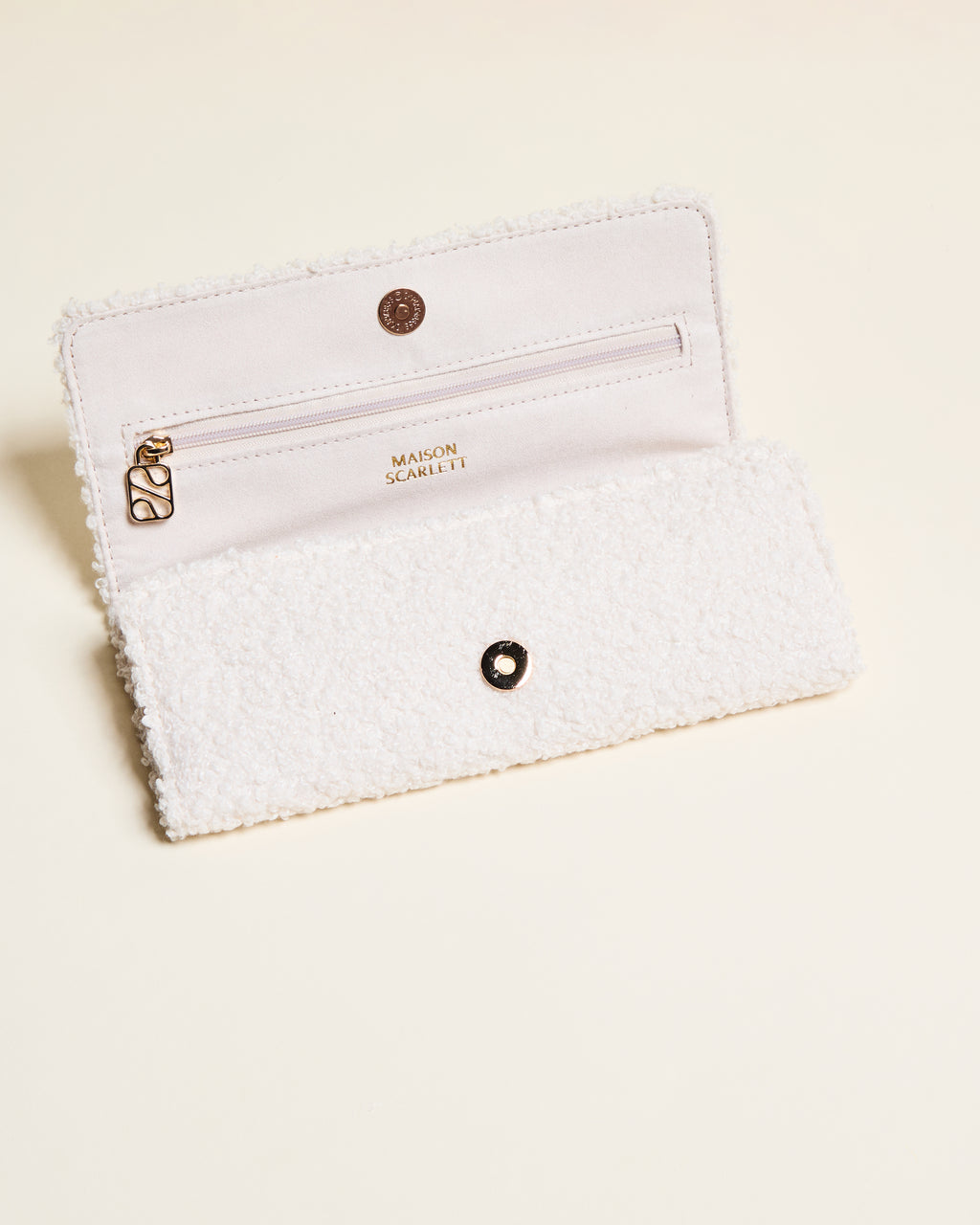 Estuche para joyas Catherine de tejido bouclé