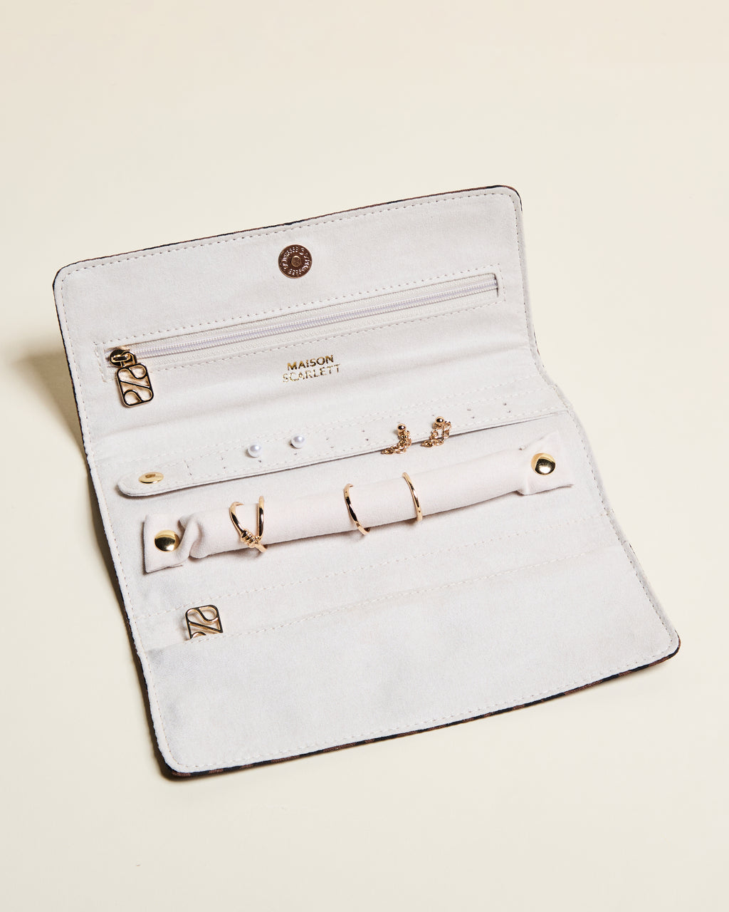Estuche para joyas Catherine de leopardo