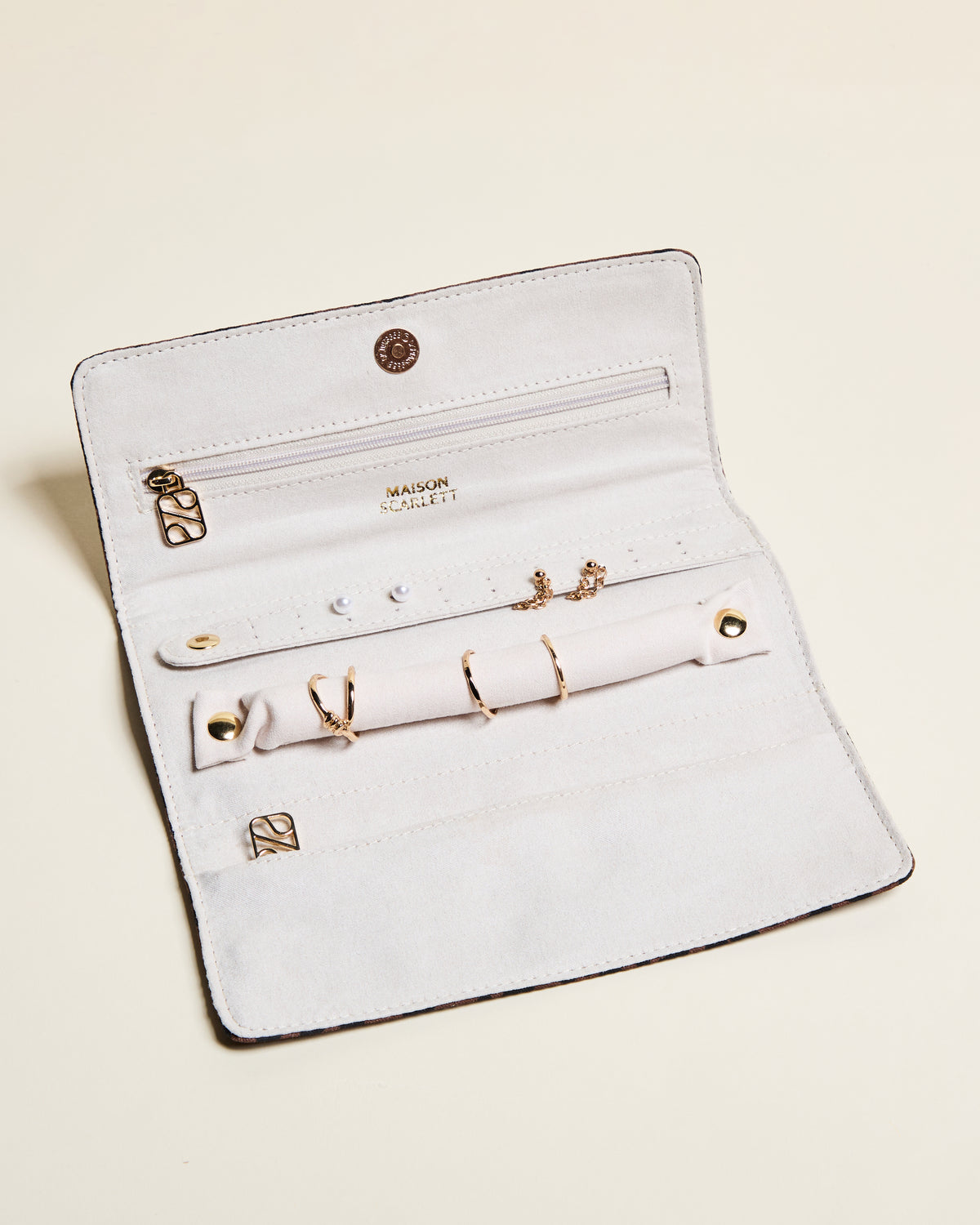 Estuche para joyas Catherine de leopardo