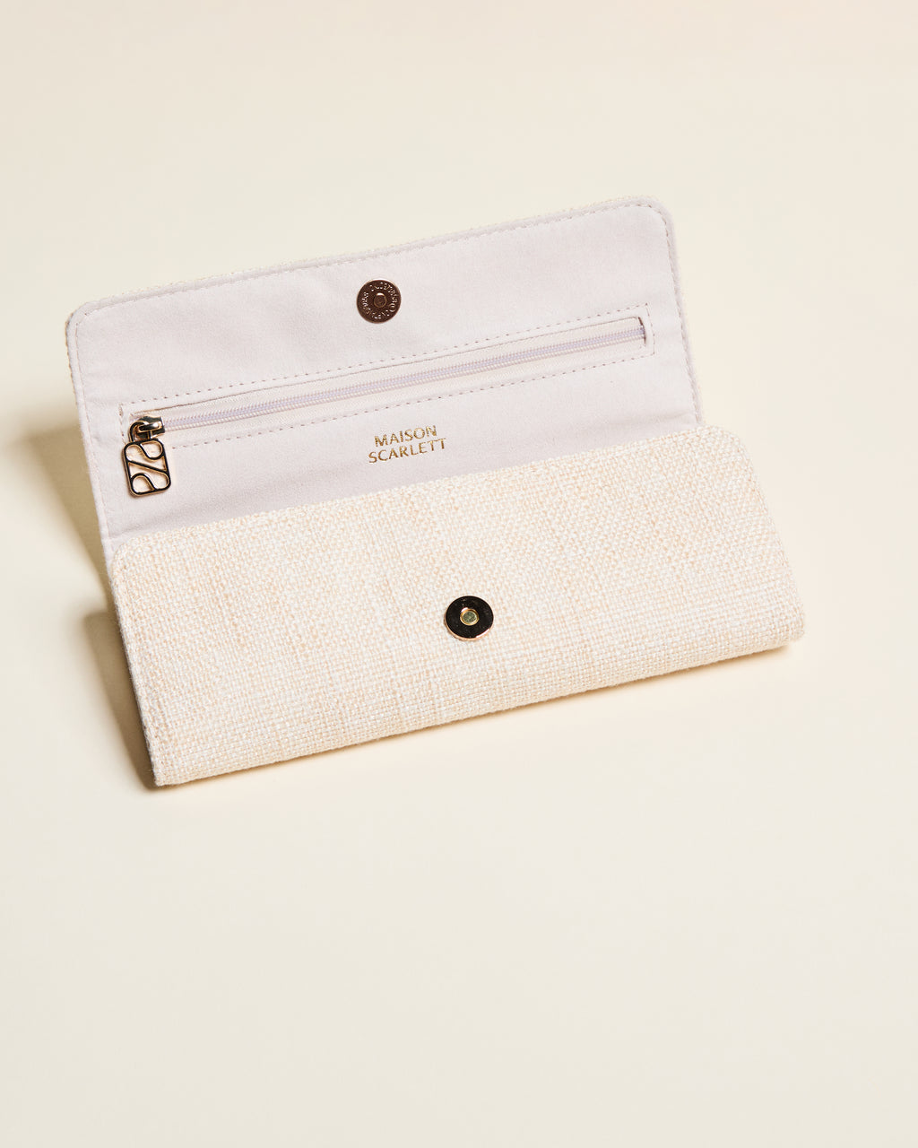 Estuche para joyas Catherine con efecto lino