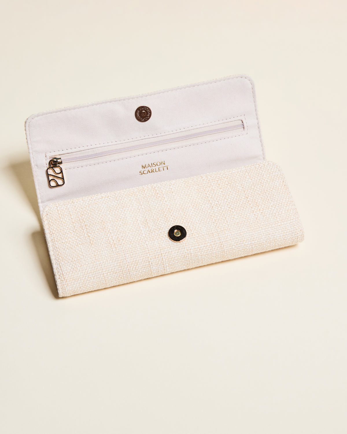 Estuche para joyas Catherine con efecto lino