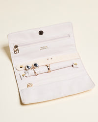 Estuche para joyas Catherine con efecto lino
