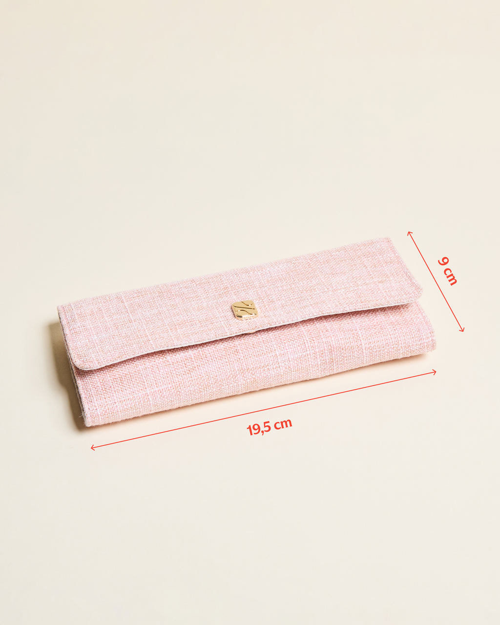 Estuche para joyas Catherine con efecto lino