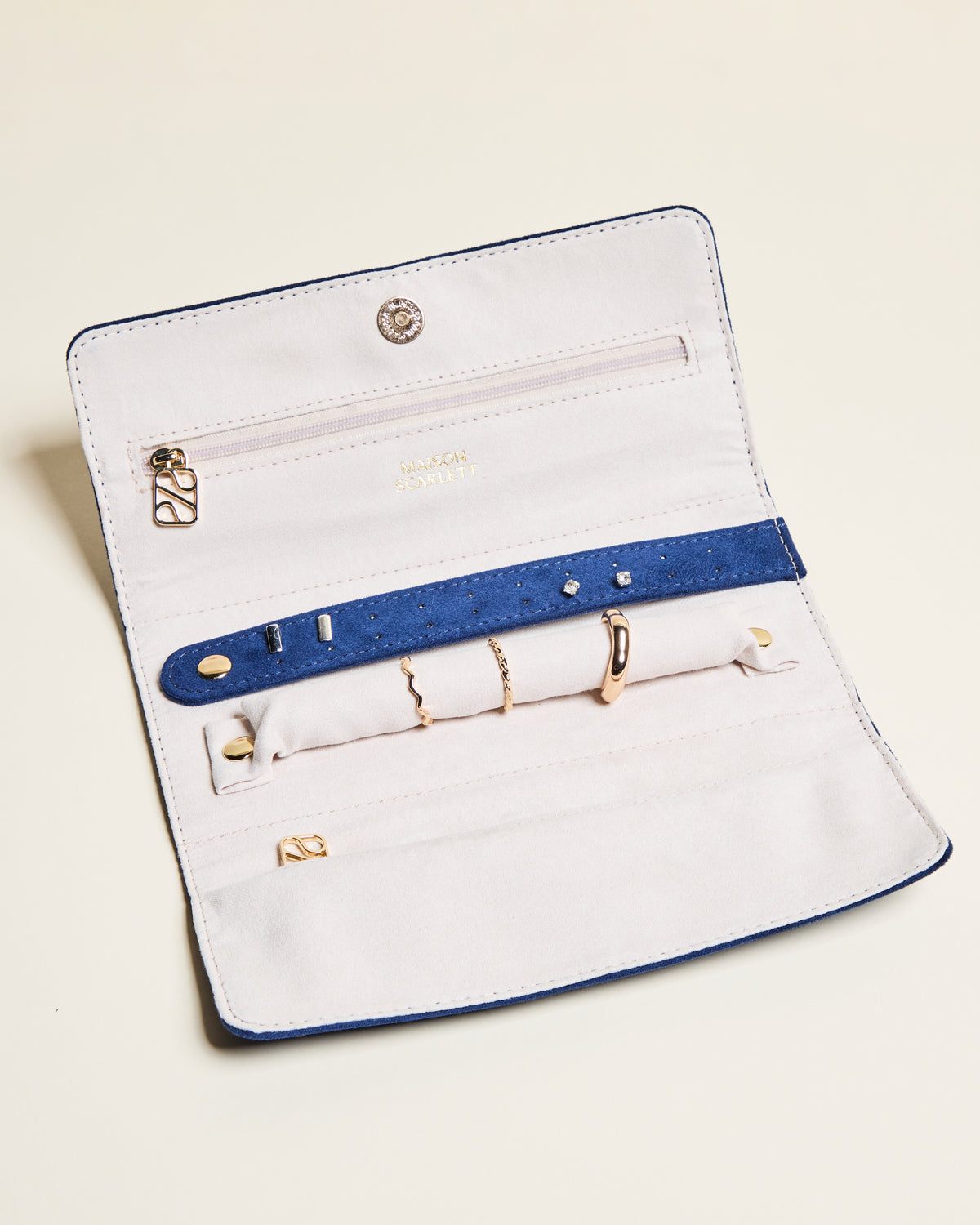 Estuche para joyas Catherine de terciopelo