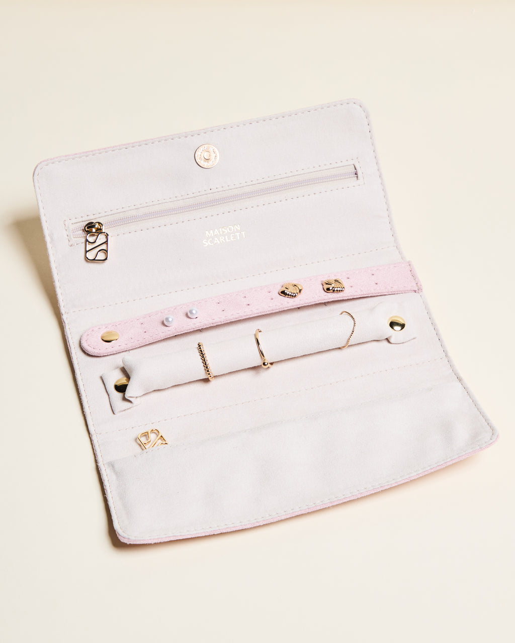 Estuche para joyas Catherine de terciopelo