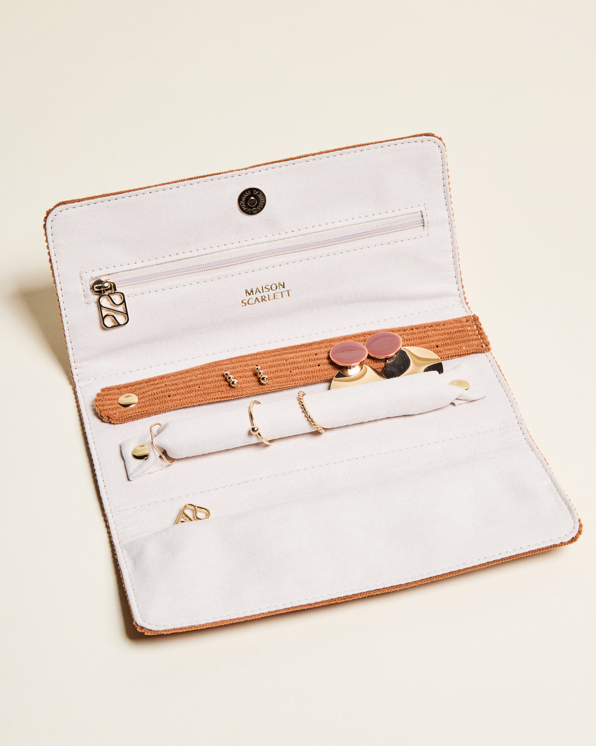 Estuche para joyas Catherine de pana