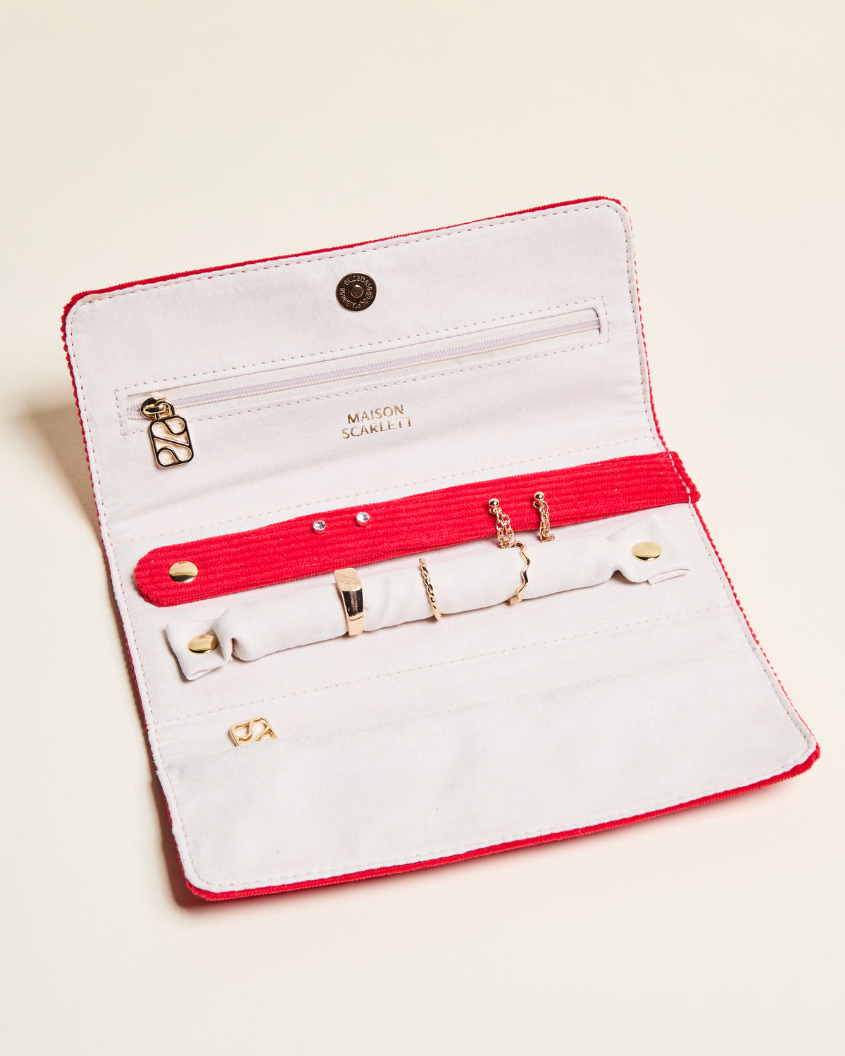 Estuche para joyas Catherine de pana